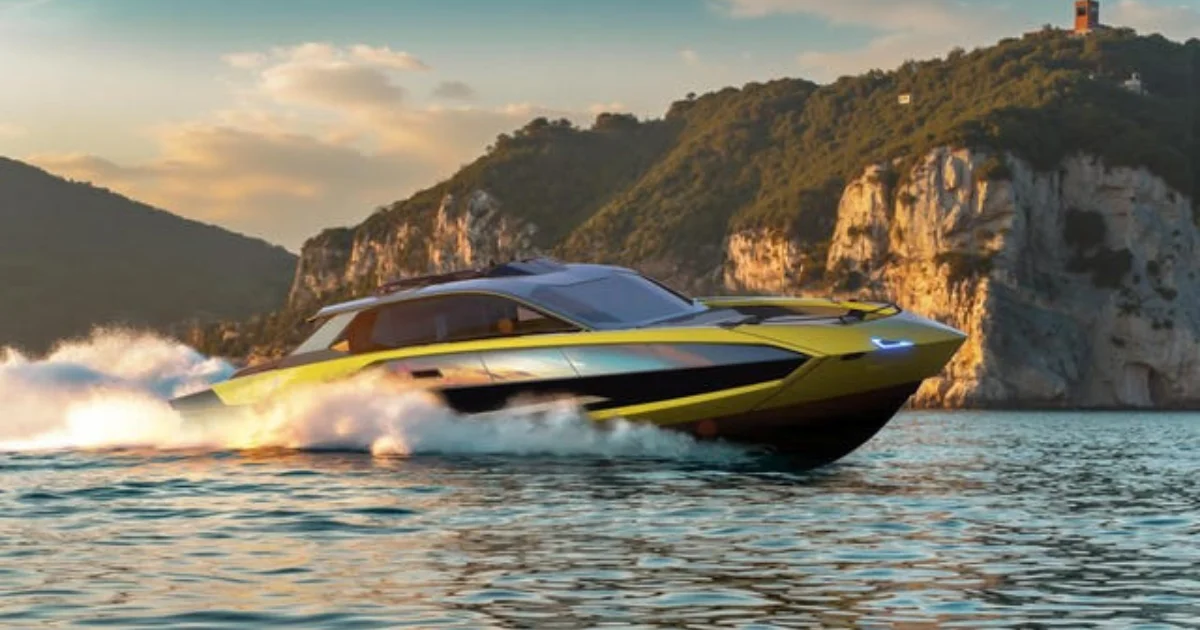 Lamborghini 7800-HP Luxurious Yatch Stuns at Monaco Yatch Present