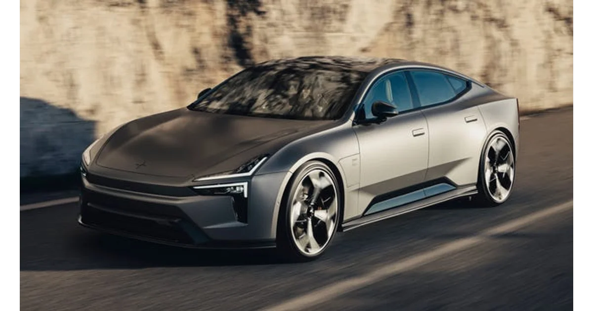 Polestar Unveils Futuristic 2026 EV Sedan with 872 HP Polestar Unveils Futuristic 2026 EV Sedan with 872 HP