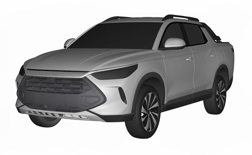 Child BYD Shark ute revealed in patent submitting Child BYD Shark ute revealed in patent submitting