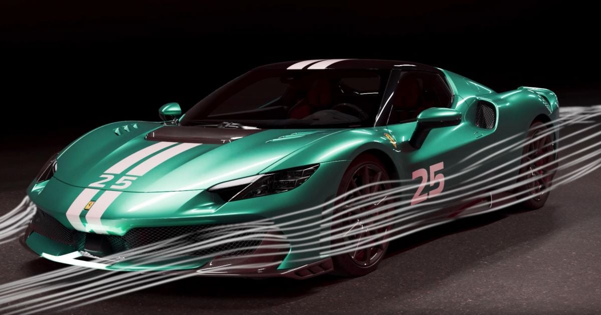Ferrari 296 Speciale aerodynamics defined Ferrari 296 Speciale aerodynamics defined