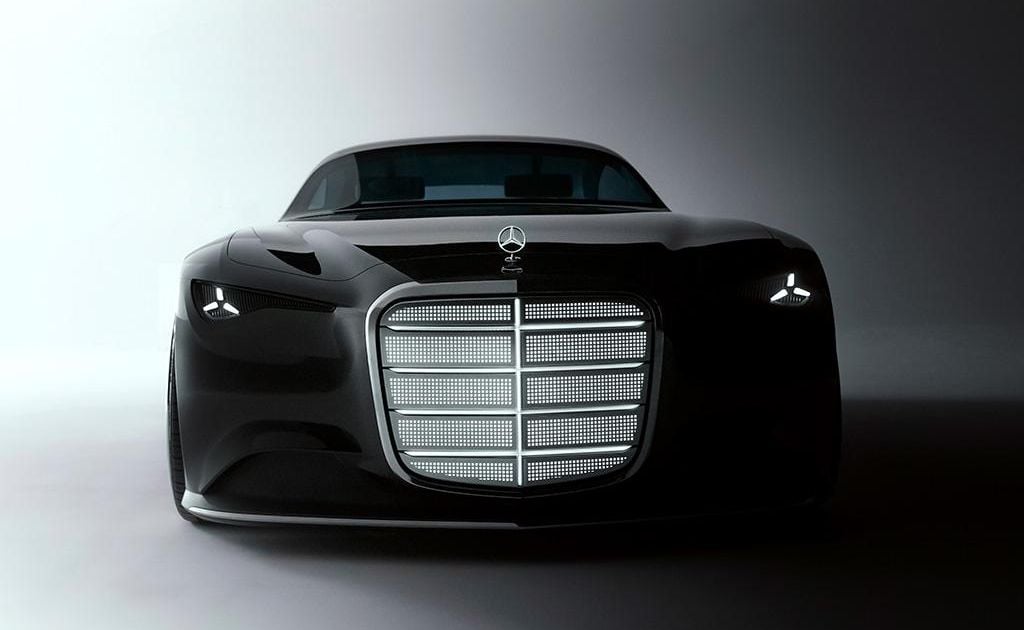 Mercedes-Benz Imaginative and prescient Iconic present automobile is all concerning the grille Mercedes-Benz Imaginative and prescient Iconic present automobile is all concerning the grille
