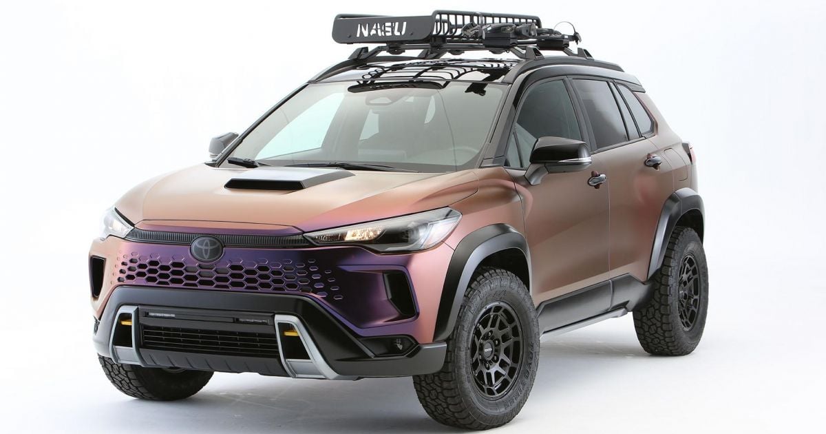 Toyota Corolla Cross Nasu: SEMA idea provides off-road capability to small SUV Toyota Corolla Cross Nasu: SEMA idea provides off-road capability to small SUV