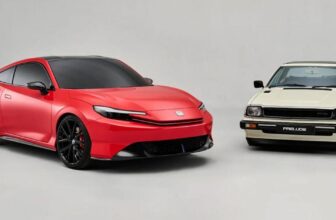 5 generations of the Honda Prelude